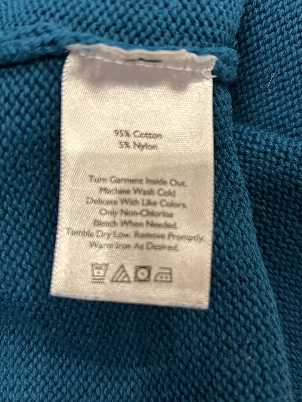 Eddie Bauer Teal Crewneck Sweater - Picture 4 of 4